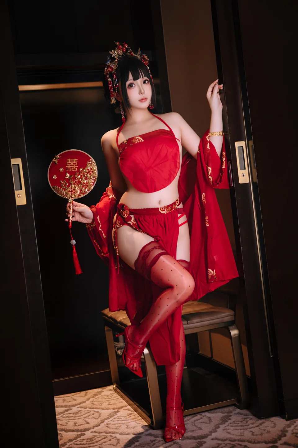 日奈娇 - 洞房花烛 [190P,5V-1.69GB]  tg@simisebaisi 【丝足阁】078.webp